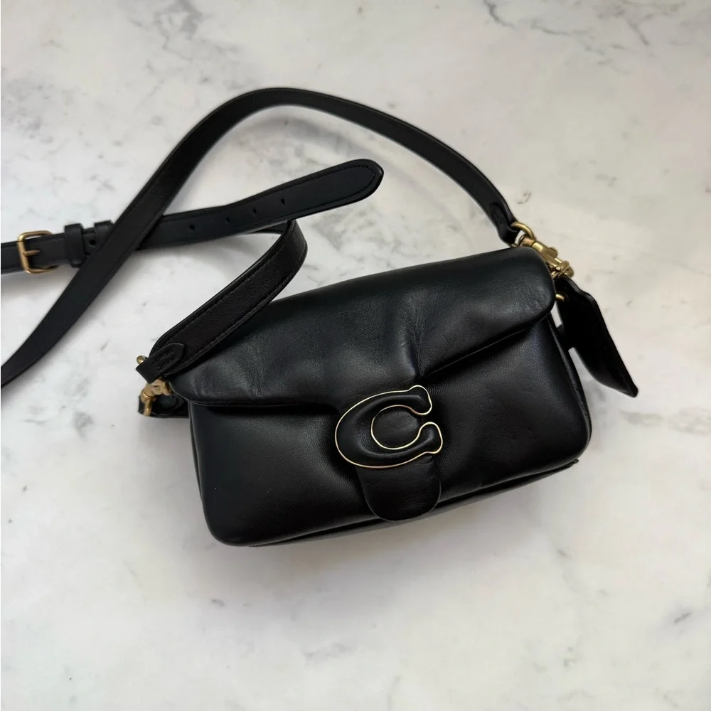 Coach Pillow Tabby Leather 18 Shoulder Bag - Picture 1 of 4